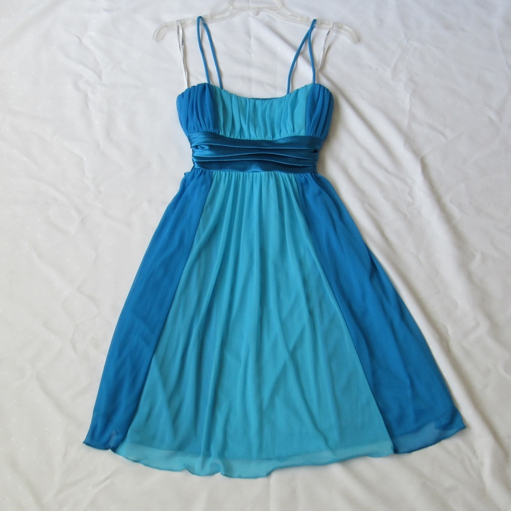 NWT Blue Semi-Formal Dress w/ Empire Waist